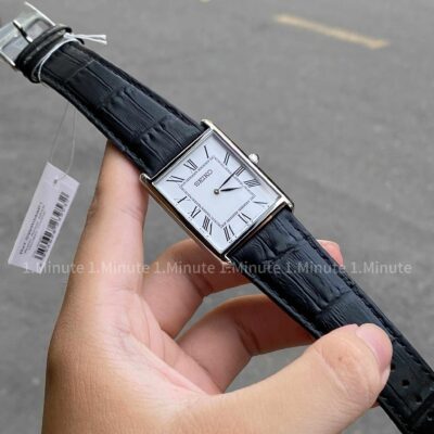 Đồng hồ Nam SEIKO TANK QUARTZ SWR049P1 (Bạc)