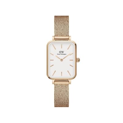 Daniel Wellington Quadro DW00100431 – Nữ – Quartz (Pin) – Mặt số 20mm, kính cứng, chống nước 3ATM
