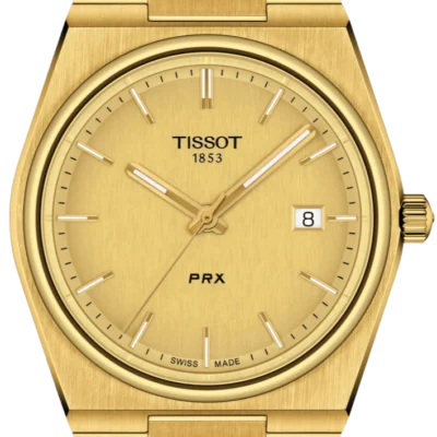 Tissot PRX 40mm Quartz Full Gold T137.410.33.021.00