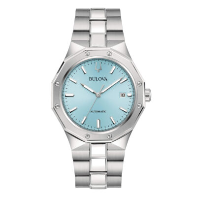 Đồng hồ nam Bulova Octagon Automatic Ice Blue 96B462