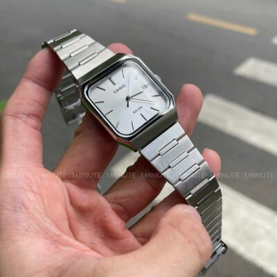 Đồng hồ nam Casio MTP-B185D-7A (Trắng)